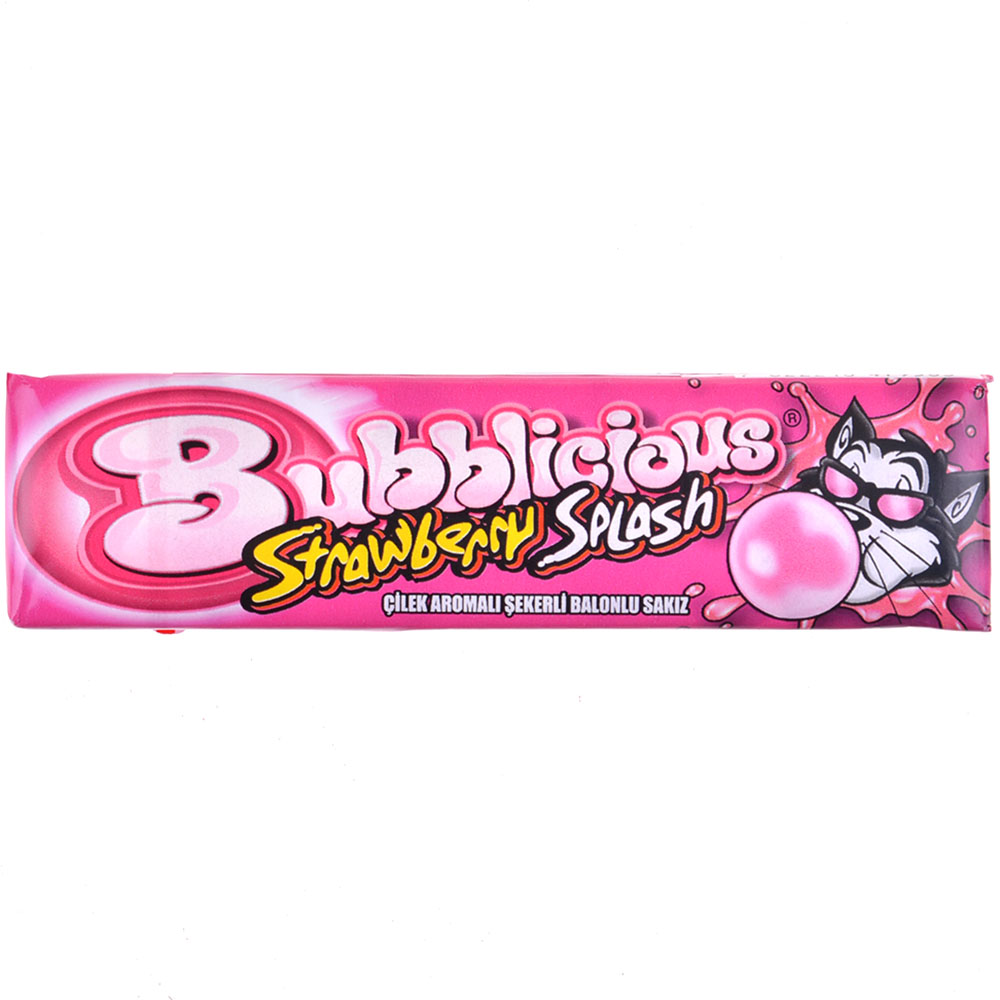 Жевательная резинка Bubblicious: клубника