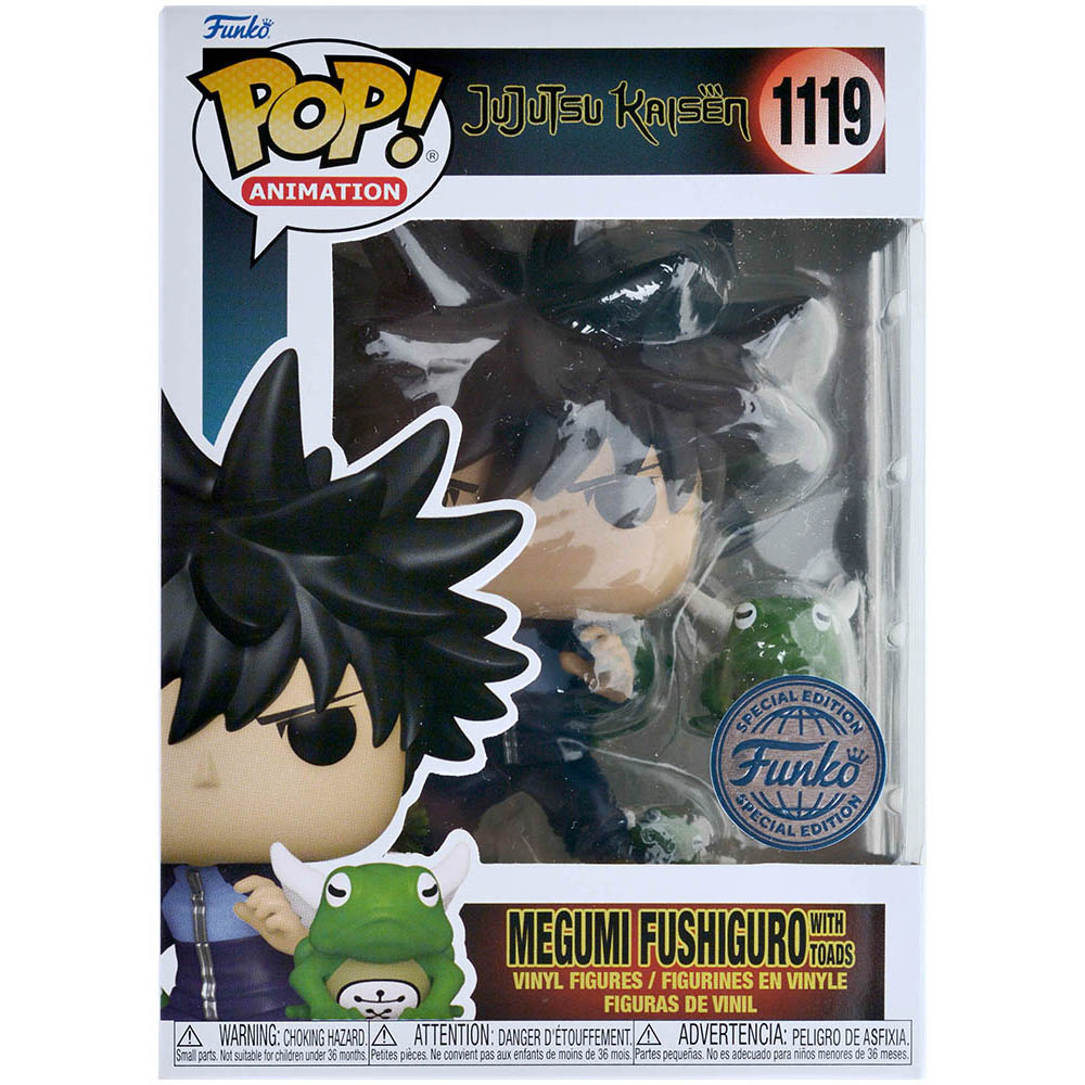 Фигурка Funko POP! Animation. Jujutsu Kaisen: Megumi Fushiguro with toads |  Купить настольную игру в магазинах Hobby Games