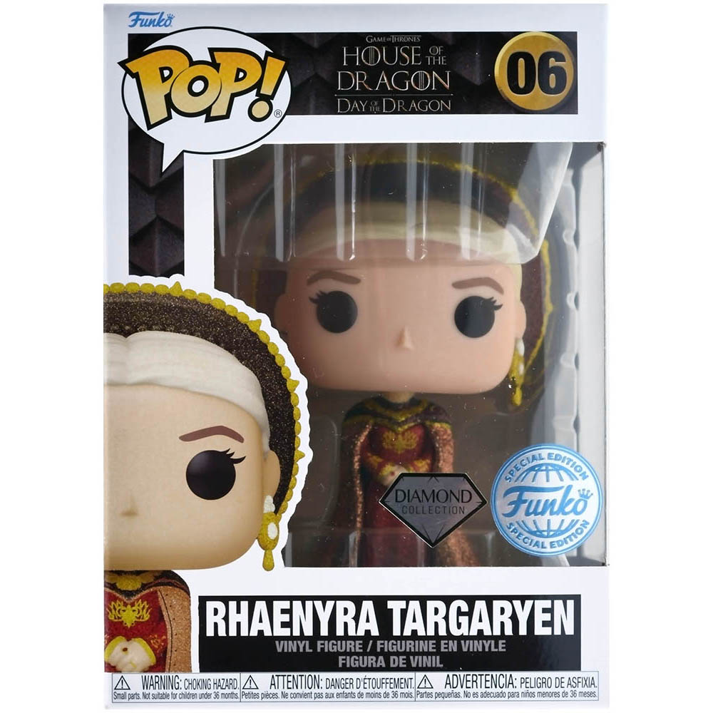Funko Pop Rhaenyra Targaryen - House Of The Dragon - Édition Spéciale Diamant - Figurine 9cm Neuve Sous Emballage