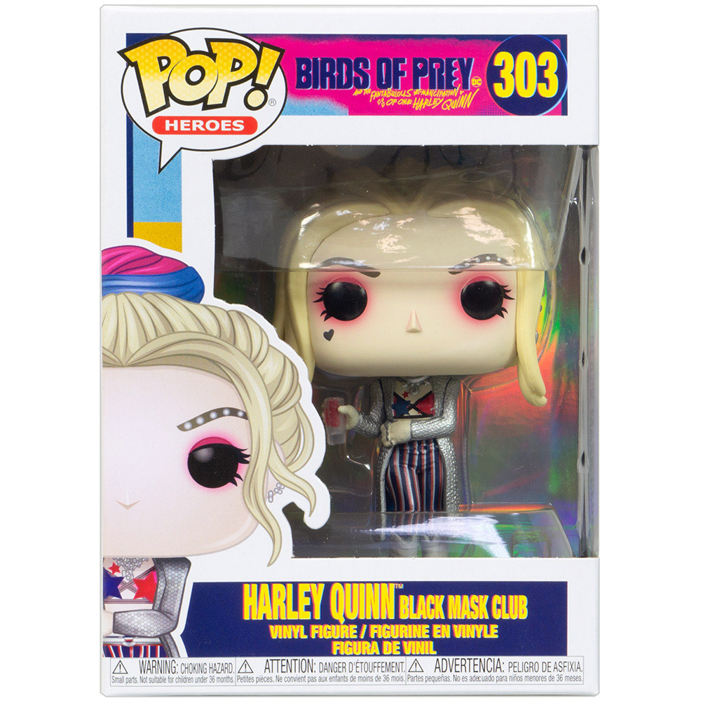 Фигурка Funko POP! Heroes. Birds of Prey: Harley Quinn Black Mask Club