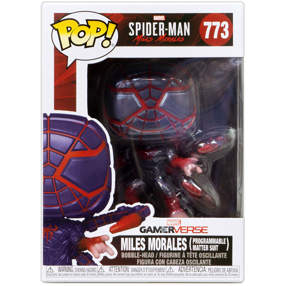 Фигурка Funko POP! Spider-Man. Miles Morales: Miles Morales (Programmable  Matter Suit)