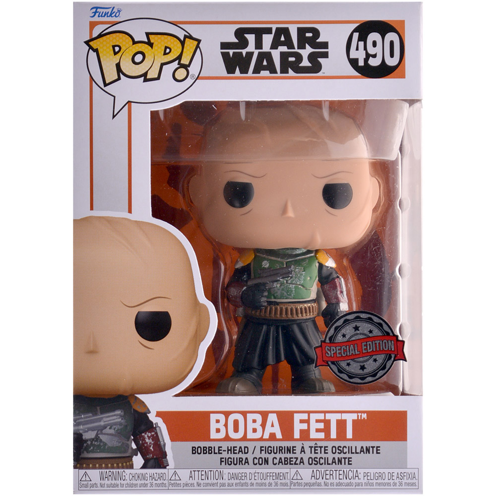 Funko POP Star Wars Boba Fett Without Helmet Hobby Games HobbyGames