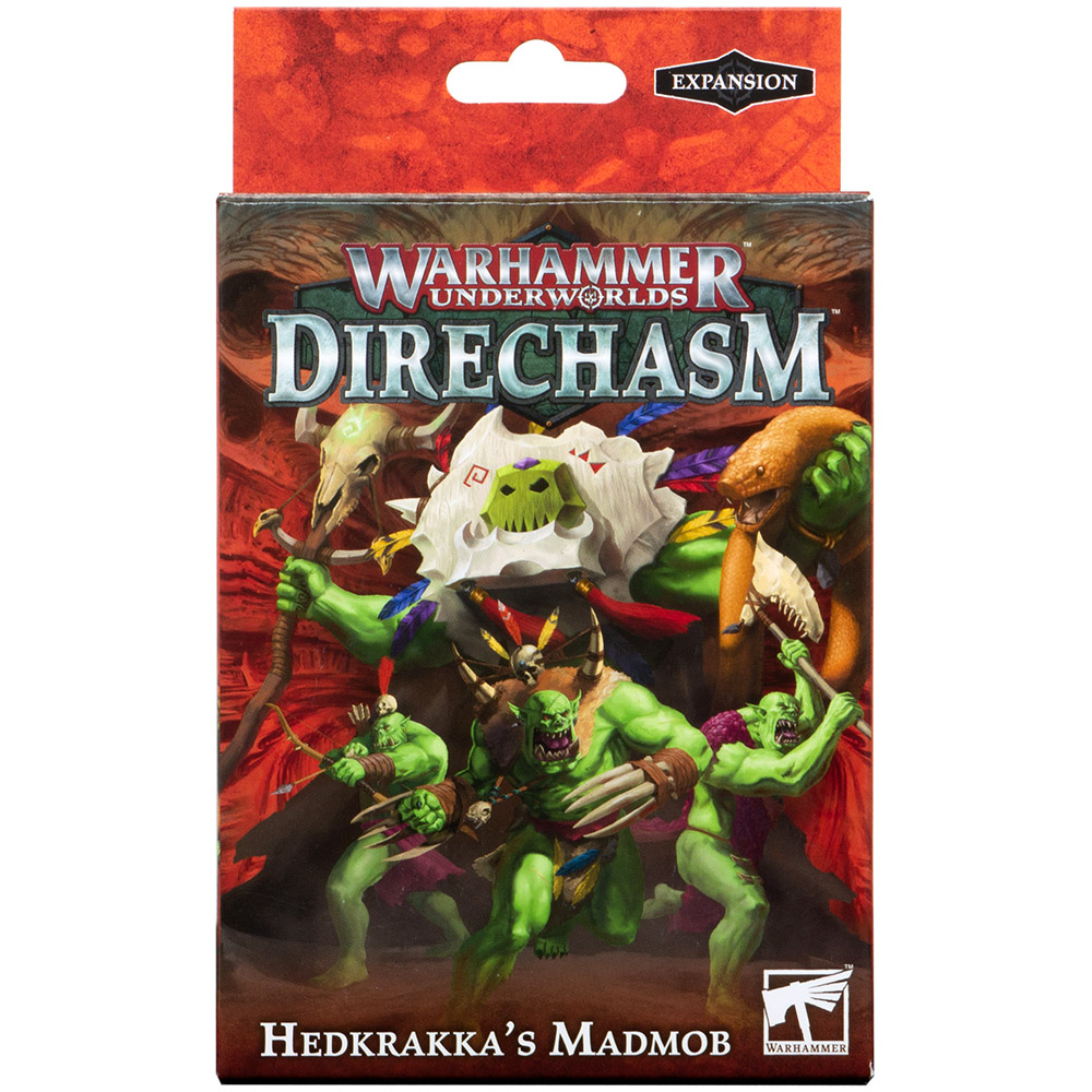 Feldherr Magnetic Box Verde Per Warhammer Underworlds: Hedkrakka's Madmob - Custodia In Schiuma Su Misura Con Scomparti Per Miniature E Carte - 4