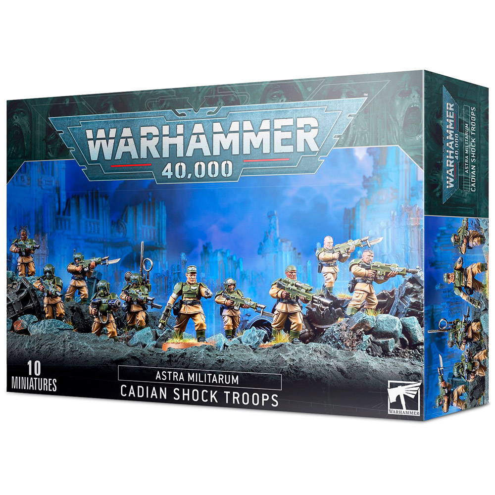 Astra Militarum: Cadian Shock Troops (2021) | Купить настольную игру в ...