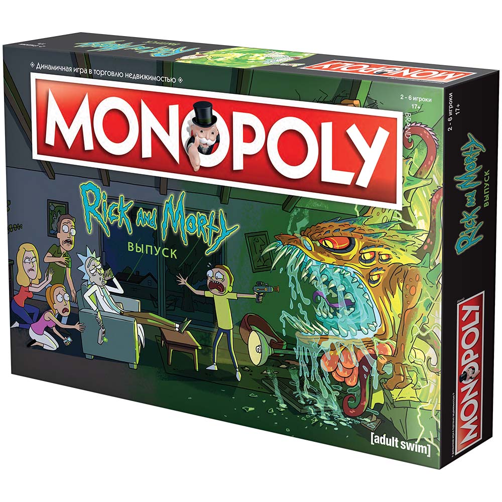 Правила игры Монополия: Рик и Морти | Настольная игра, купить в магазинах  Hobby Games | Hobby Games