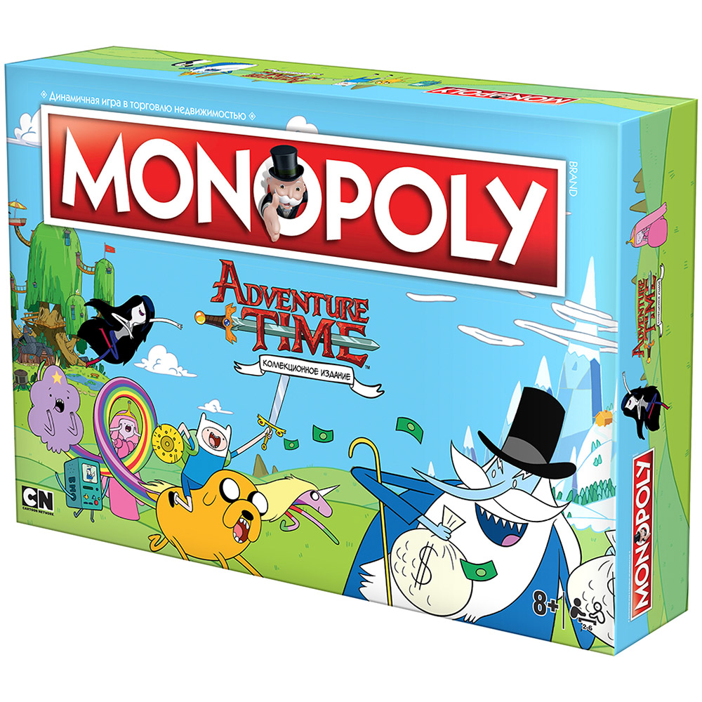 Правила игры Монополия: Adventure Time | Настольная игра, купить в  магазинах Hobby Games | Hobby Games