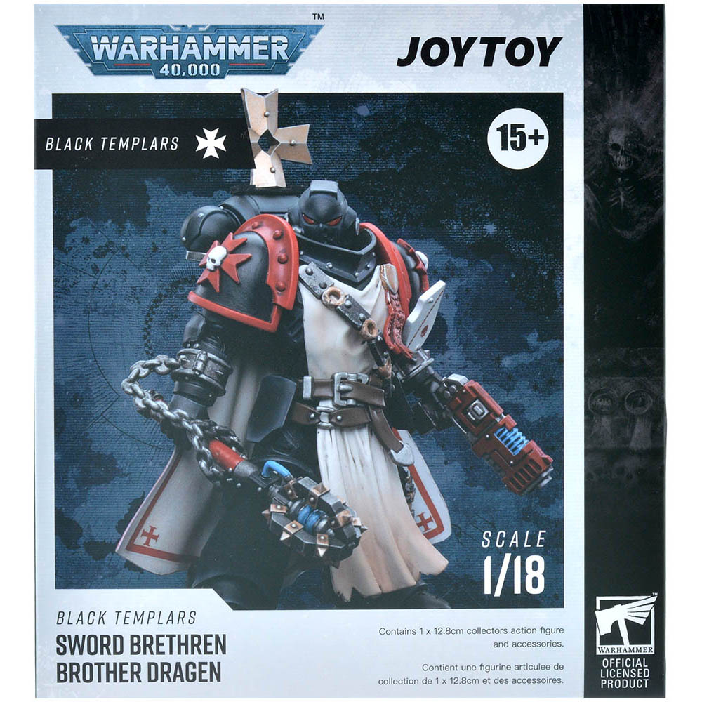 Фигурка JoyToy. Warhammer 40,000: Black Templars Sword Brethren Brother  Dragen