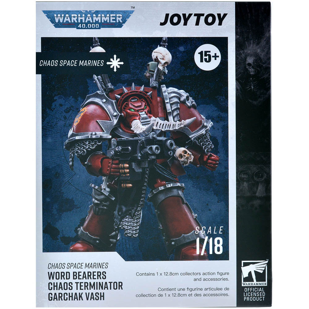 Фигурка JoyToy. Warhammer 40,000: Chaos Space Marines Word Bearers Chaos  Terminator Garchak Vash | Hobby Games