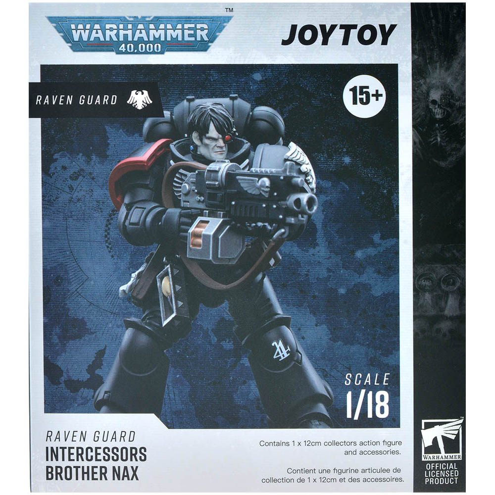 Фигурка JoyToy. Warhammer 40,000: Raven Guard Intercessors Brother Nax |  Hobby Games