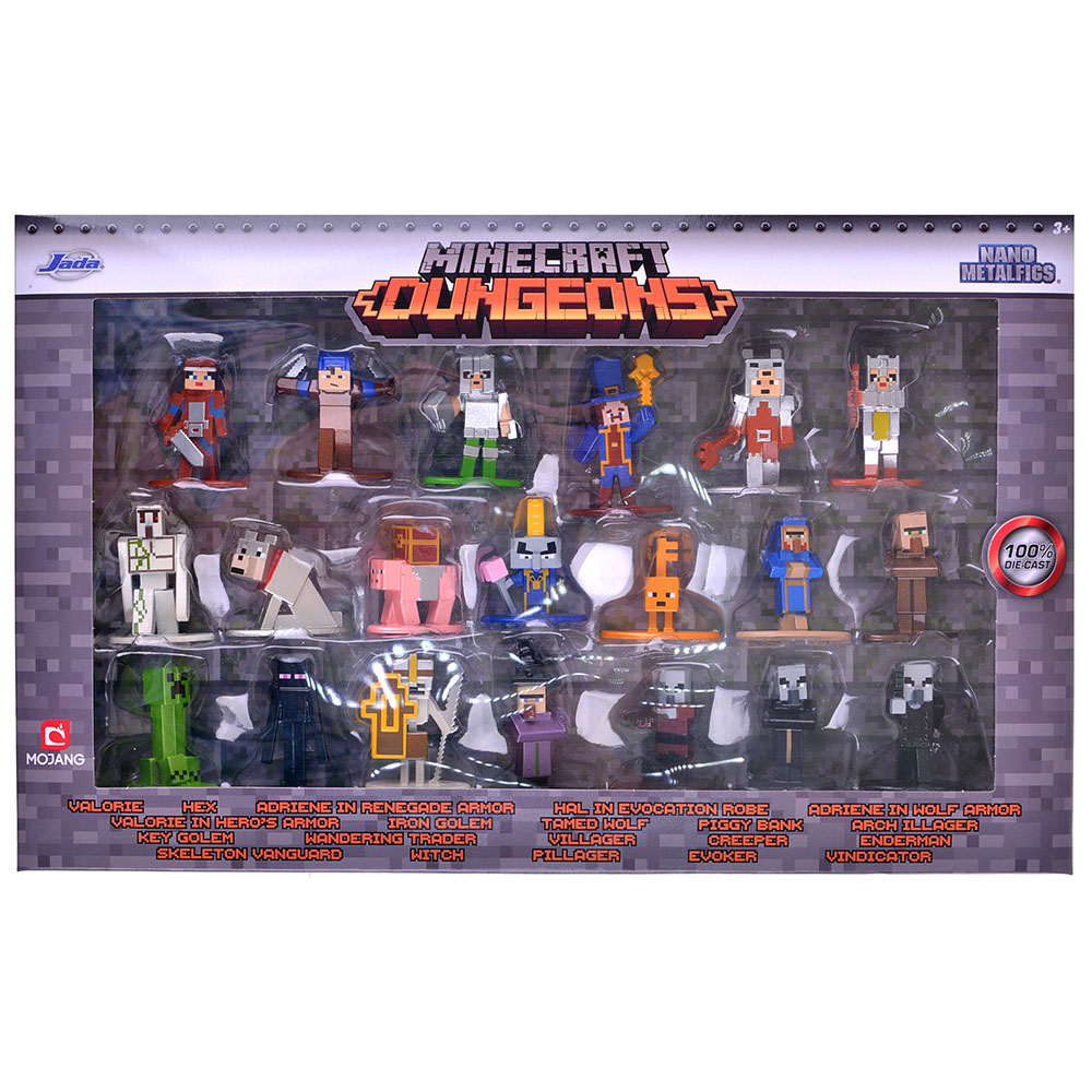 Набор Jada Toys Nano Metalfigs Minecraft wave 4