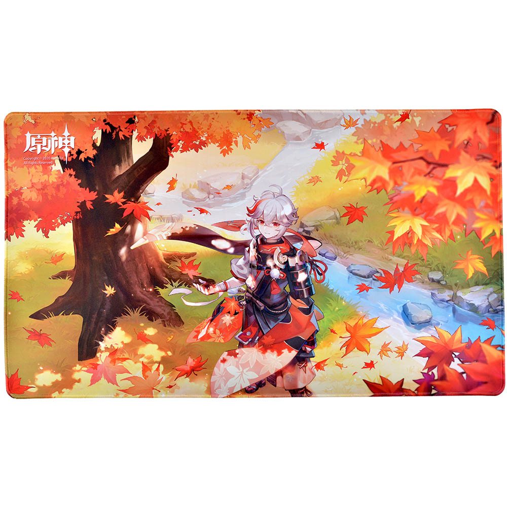 Genshin impact scarlet leaves pursue wild waves tapis de souris kaedehara kazuha 70 x 40 cm