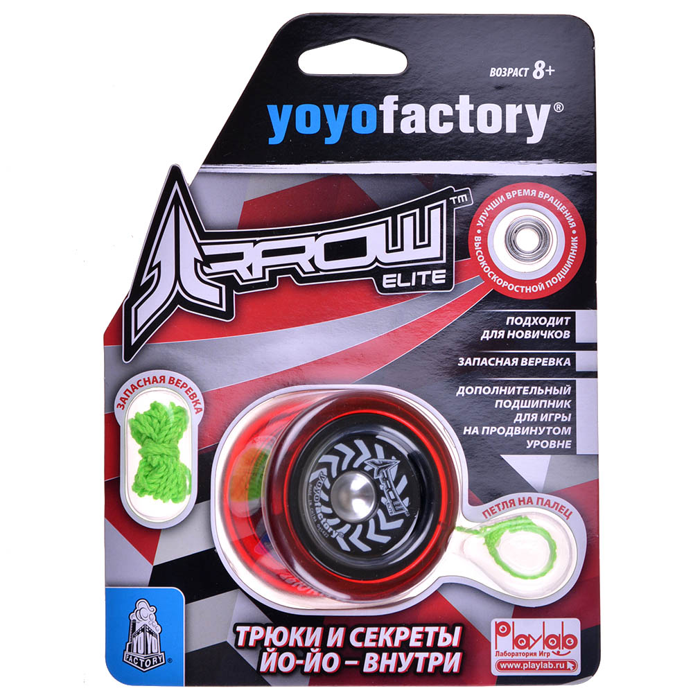 Купить набор йо-йо YoYoFactory Arrow (красное), Йо-йо YoYoFactory Arrow  (красное), арт: 93551 - Фигурки и сувениры, Игрушки, Йо-йо, Игрушки, Йо-йо  недорого в магазине в Пензе, цена