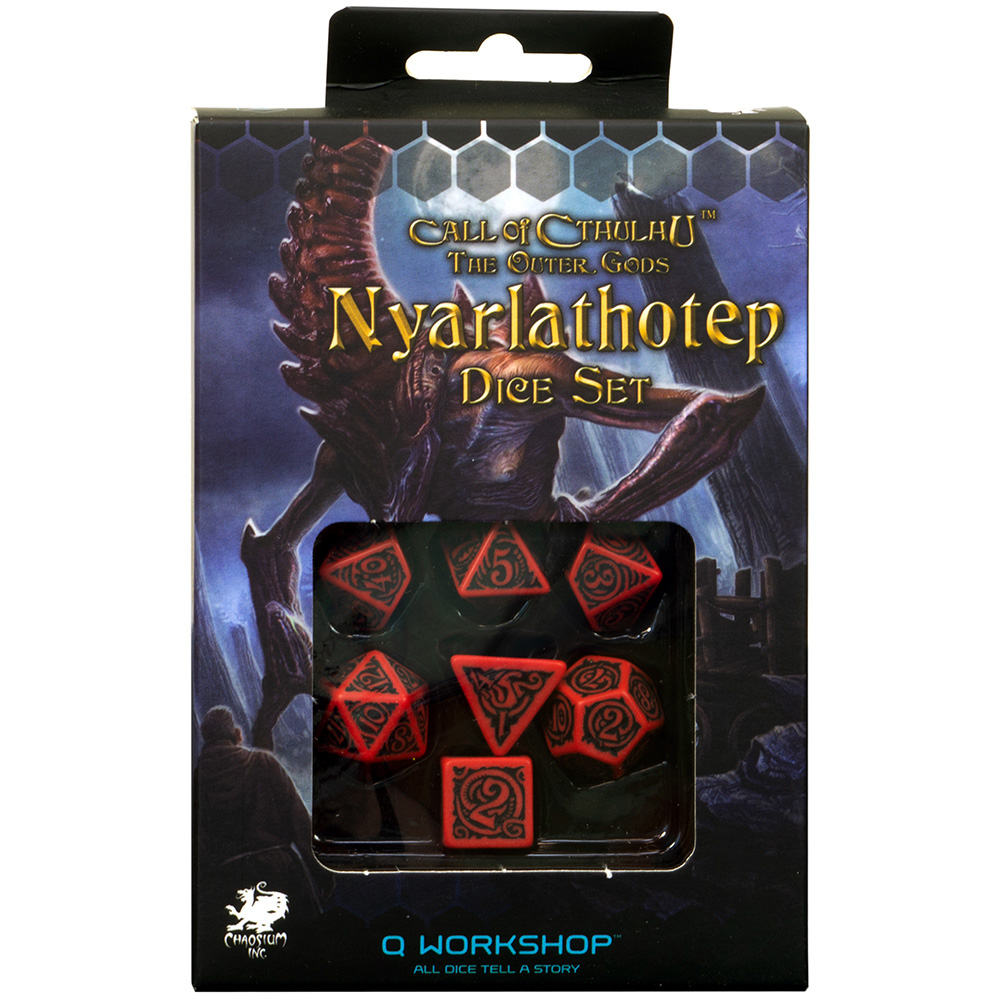 SET DE DES CALL OF CTHULHU THE OUTER GODS NYARLATHOTEPDES & BOURSES