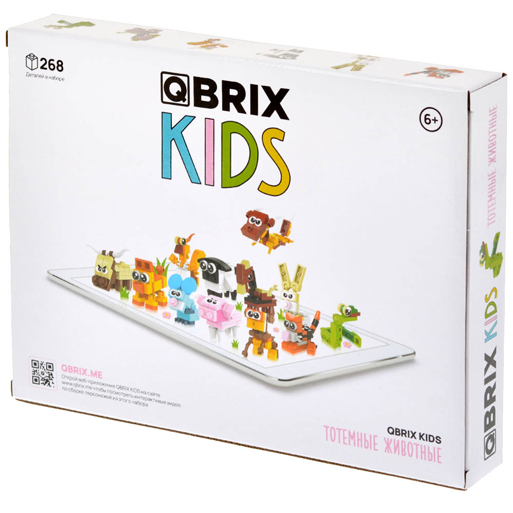 Конструктор QBRIX KIDS Тотемные животные