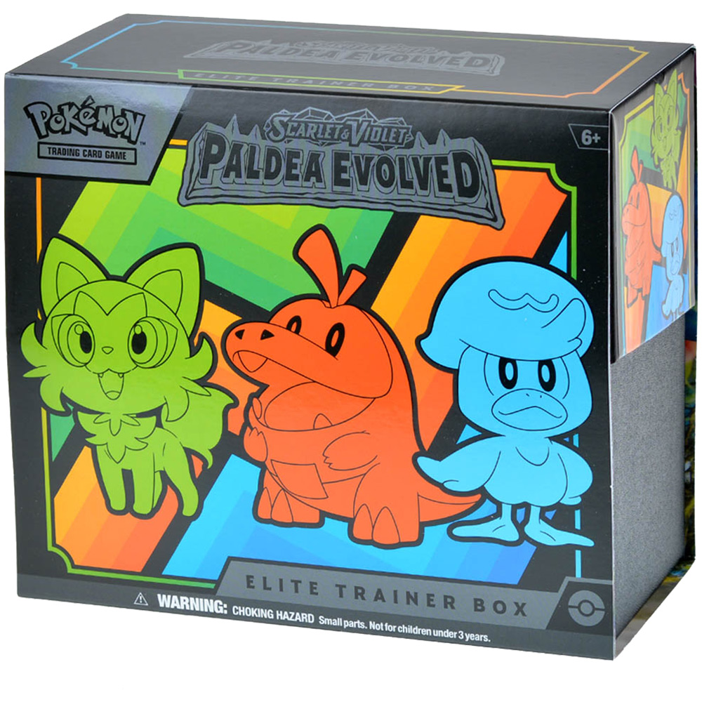 Pokemon TCG. Scarlet and Violet: Paldea Evolved Elite Trainer Box | Hobby  Games