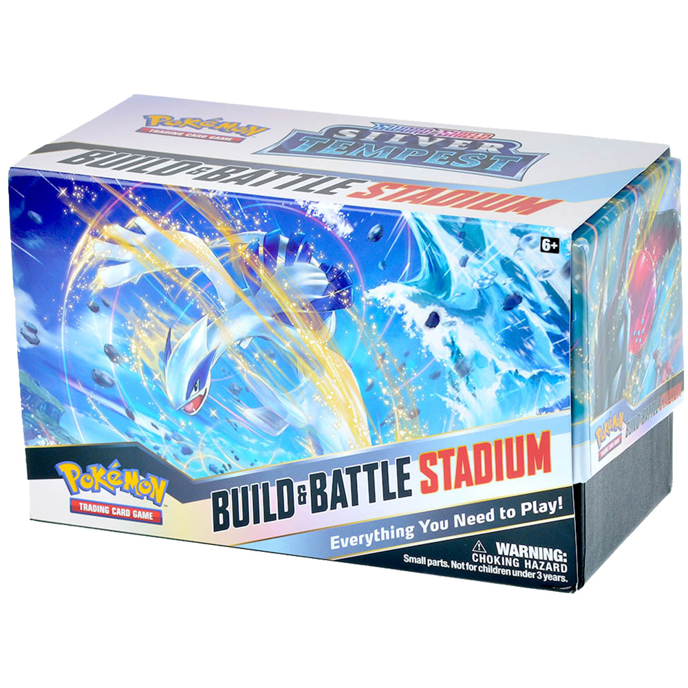 Pokemon TCG. Sword and Shield: Silver Tempest. Build and Battle Stadium