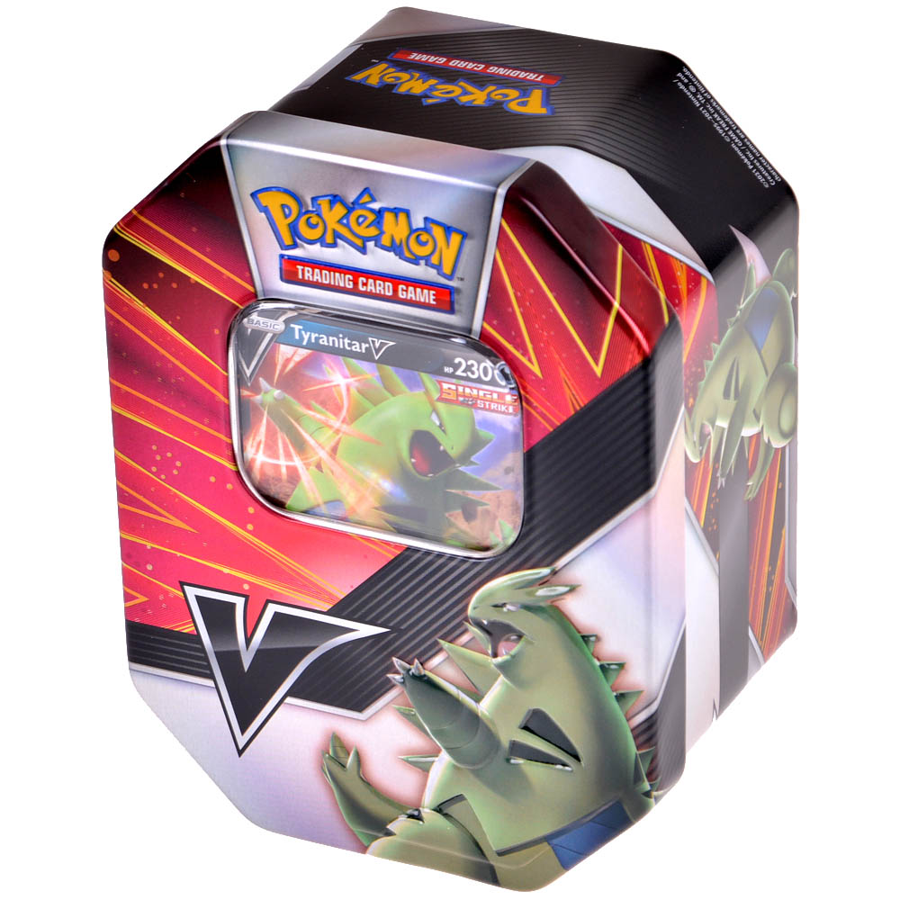 Pokemon TCG. V Strikers Tin: Tyranitar V