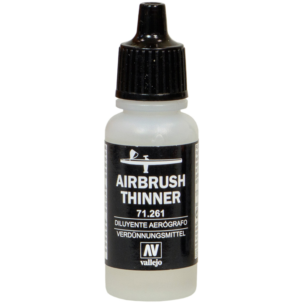 Разбавитель Vallejo Airbrush Thinner 71.261 (17 мл) Купить настольную