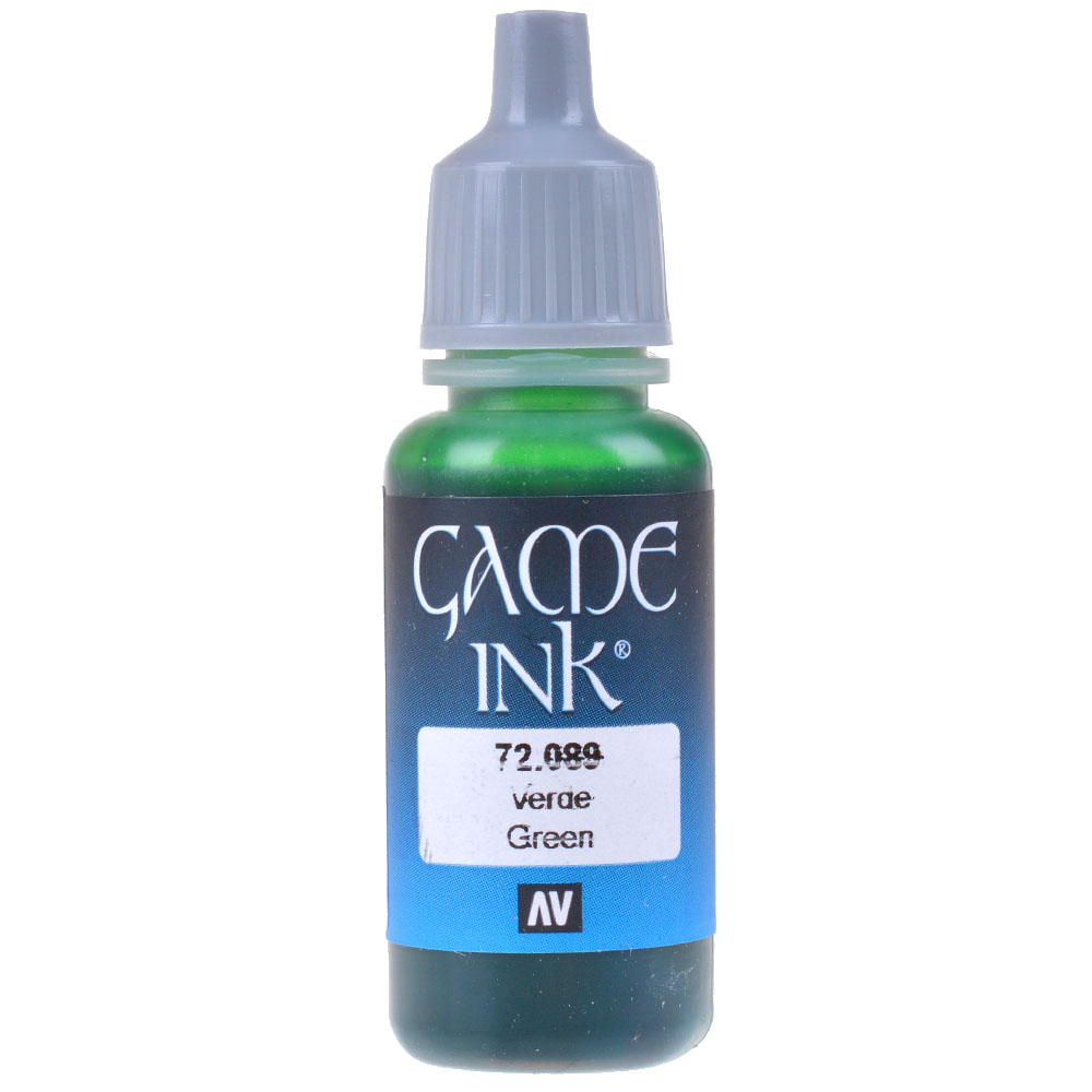 Краска Vallejo Game Ink Green 72.089 Купить настольную игру в