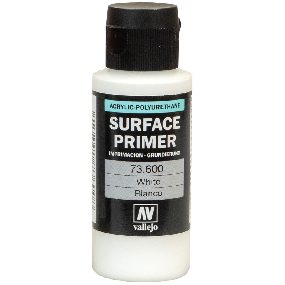 Surface primer. Titanium White Vallejo. Vallejo Bone White