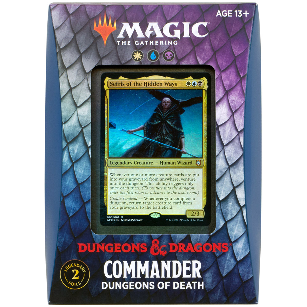 MTG. Adventures in the Forgotten Realms. Commander: Dungeons of death