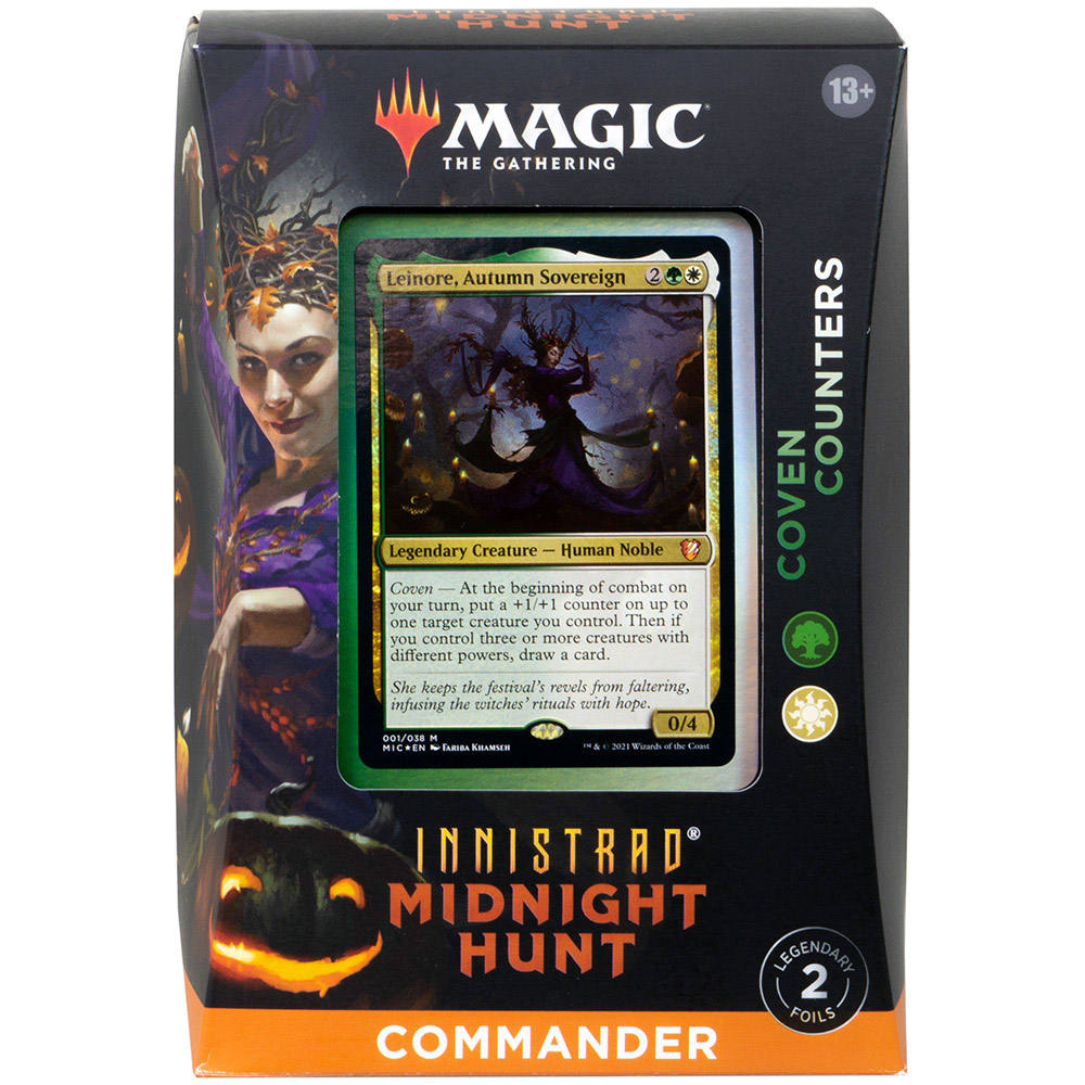 MTG. Innistrad: Midnight Hunt. Commander: Coven Counters